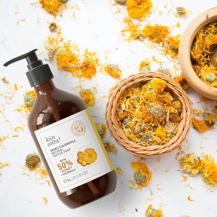KUN ANTA! Sabun Eksim Honey Calendula Natural Castile Soap 300g - Image 3
