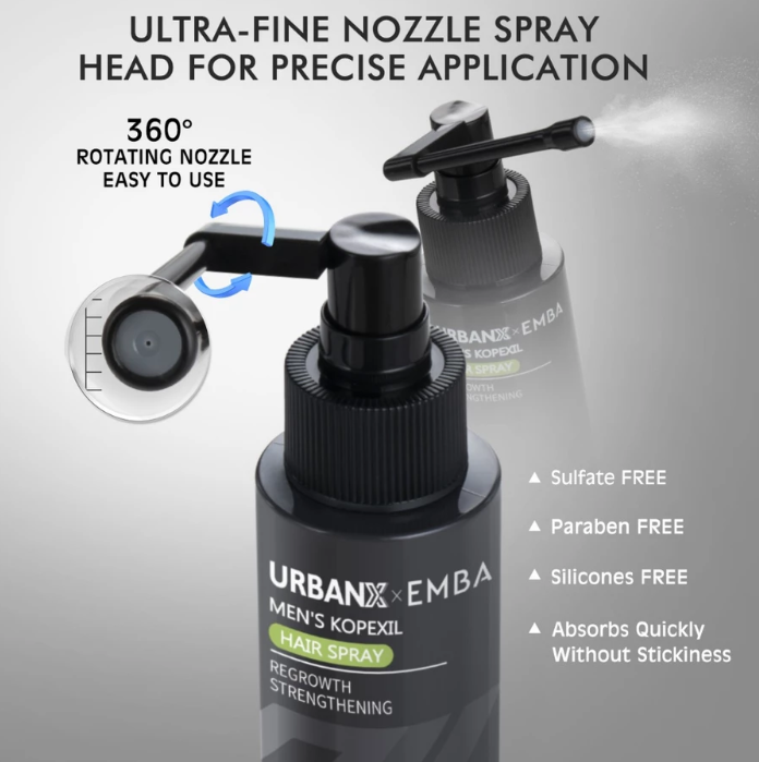 URBANX Men's KOPEXIL Hair Spray 60ml - Image 3