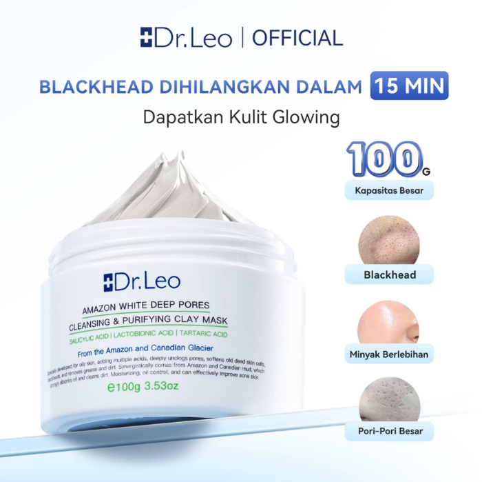 DR.LEO Amazon White Deep Pores Cleansing & Purifying Clay Mask
